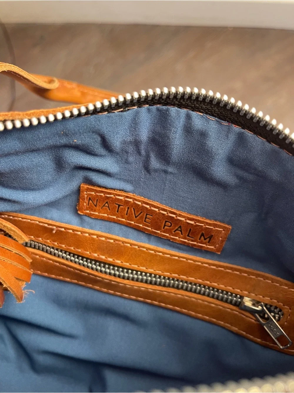 Native Palm upcycled vintage huipil multicoloured handbag